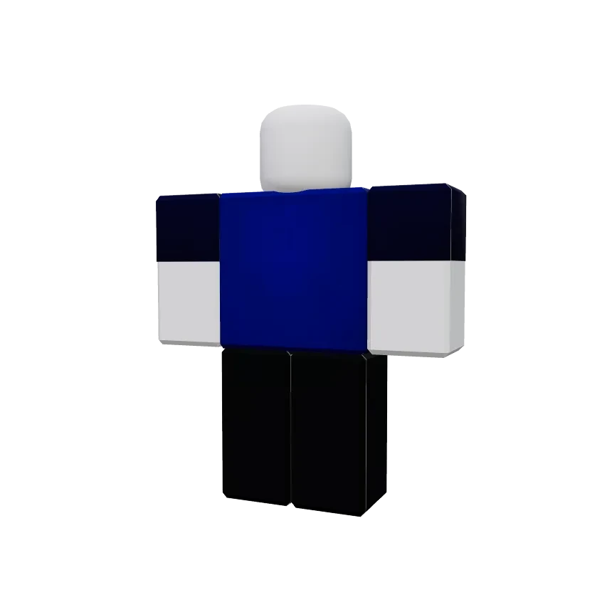 Blue and Black