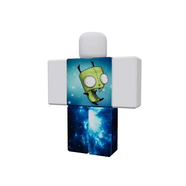 gir shirt and galaxy pants